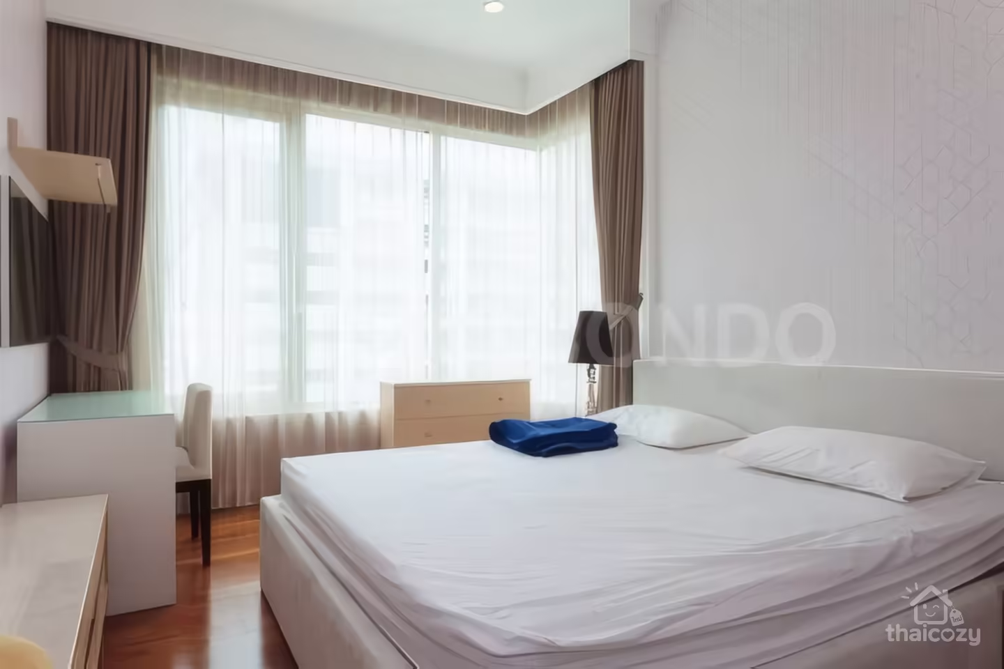 ให้เช่าคอนโด Q Langsuan ใกล้ BTS ชิดลม – 2 ห้องนอน 92 ตร.ม. 80,000 บาท/เดือน photo 1