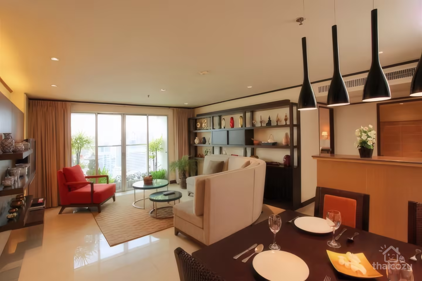 สุกุมวิท สวีท - คอนโดให้เช่าใกล้ BTS นานา ห้องนอน 1 ห้อง 60 ตร.ม. 26,000 บาท/เดือน photo 1