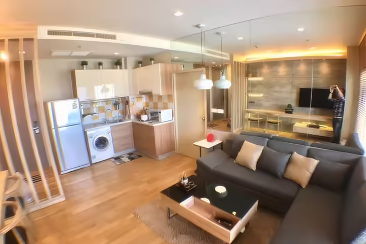 คอนโดให้เช่า โนเบิล รีวีล ใกล้ BTS เอกมัย – 1 ห้องนอน 47 ตร.ม. 38,000 บาท/เดือน