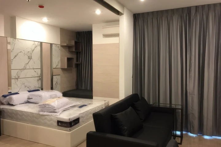 Ideo Q Chula-Samyan, Appartement à Louer près du MRT Sam Yan, 1 Chambre 33 m², Prix 25 000 Bahts/mois