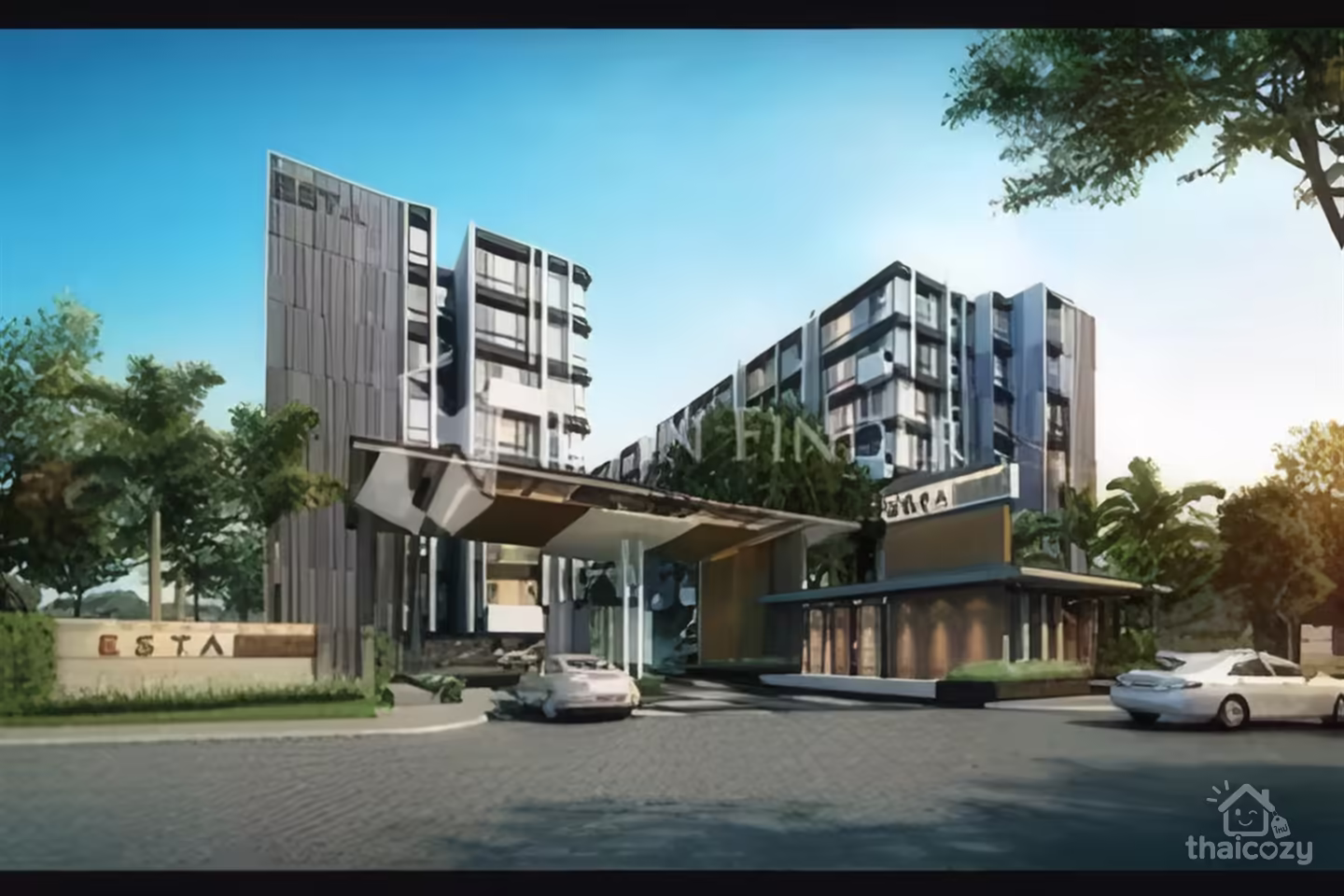 คอนโด 1 ห้องนอน ให้เช่า ที่ เอสต้า บลิส ถนนรามอินทรา photo 2