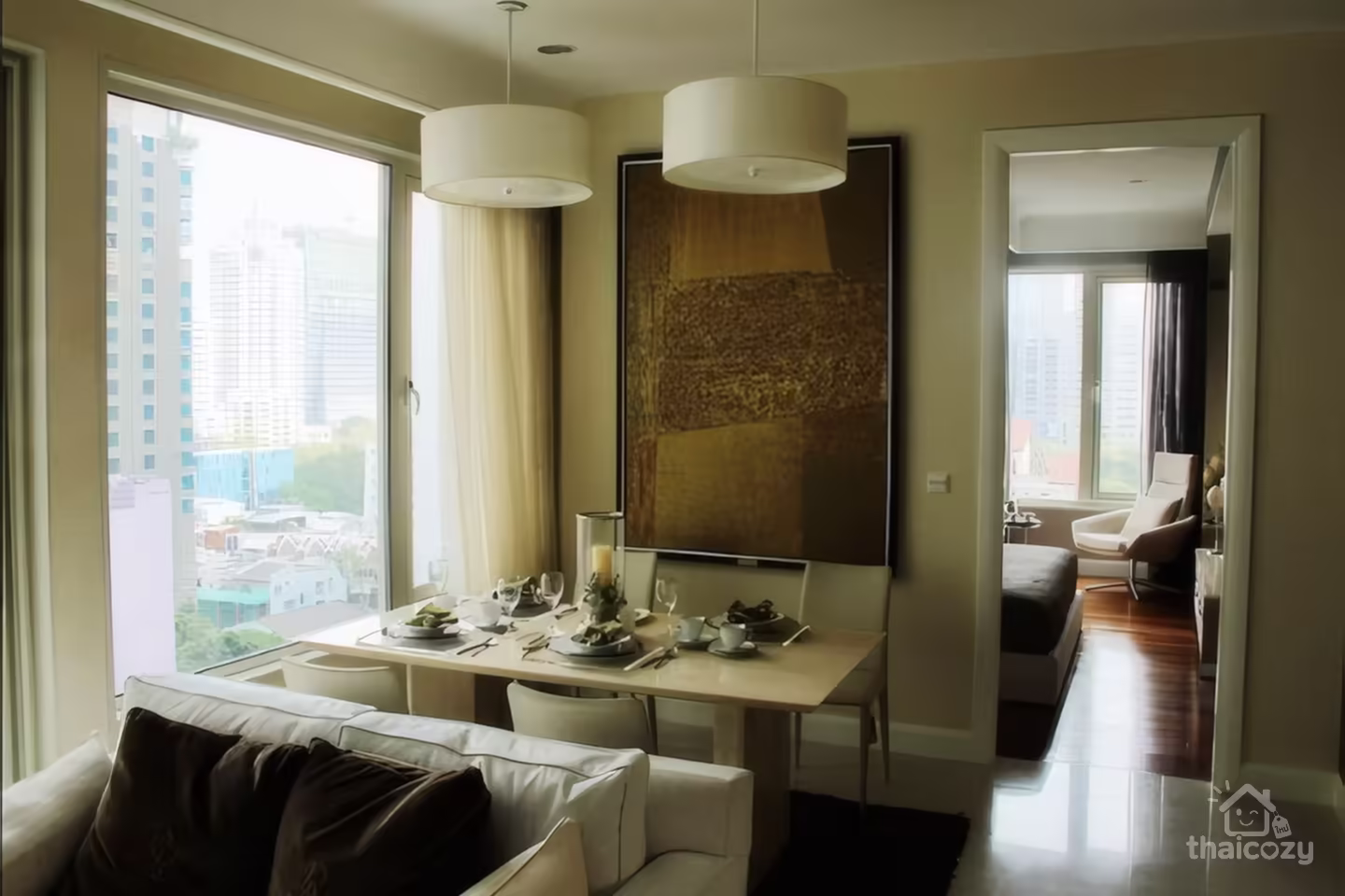 คิว หลังสวน ขาย คอนโด ใกล้ BTS ชิดลม 2 ห้องนอน 94 ตร.ม. ราคา 28,650,000 บาท photo 2