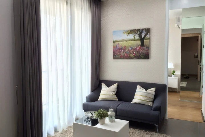 M Ladprao, Appartement à Louer Près de MRT Phahon Yothin, 1 Chambre 38 m², Prix 25 000 Baht/Mois