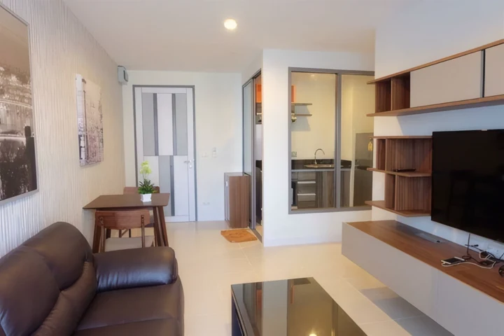 Voque Place Sukhumvit 107 - Appartement 1 chambre à louer près de BTS Bearing, 41 m², 15 000 THB/mois