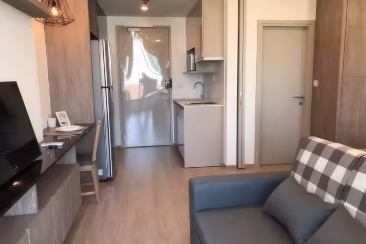 ให้เช่า คอนโด 1 ห้องนอน ไอดีโอ คิว จุฬา-สามย่าน 33 ตร.ม. ใกล้ MRT สามย่าน 25,000 บาท/เดือน