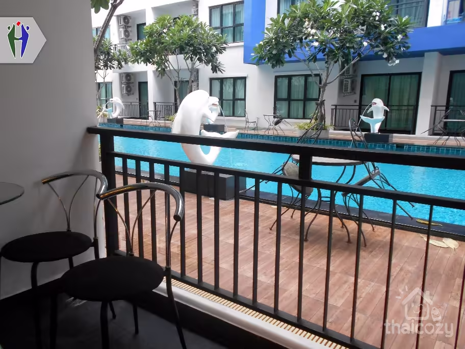 ให้เช่าอพาร์ทเมนต์ในพัทยาใต้ – 11,000 บาทต่อเดือน (วิวสระว่ายน้ำ) photo 1