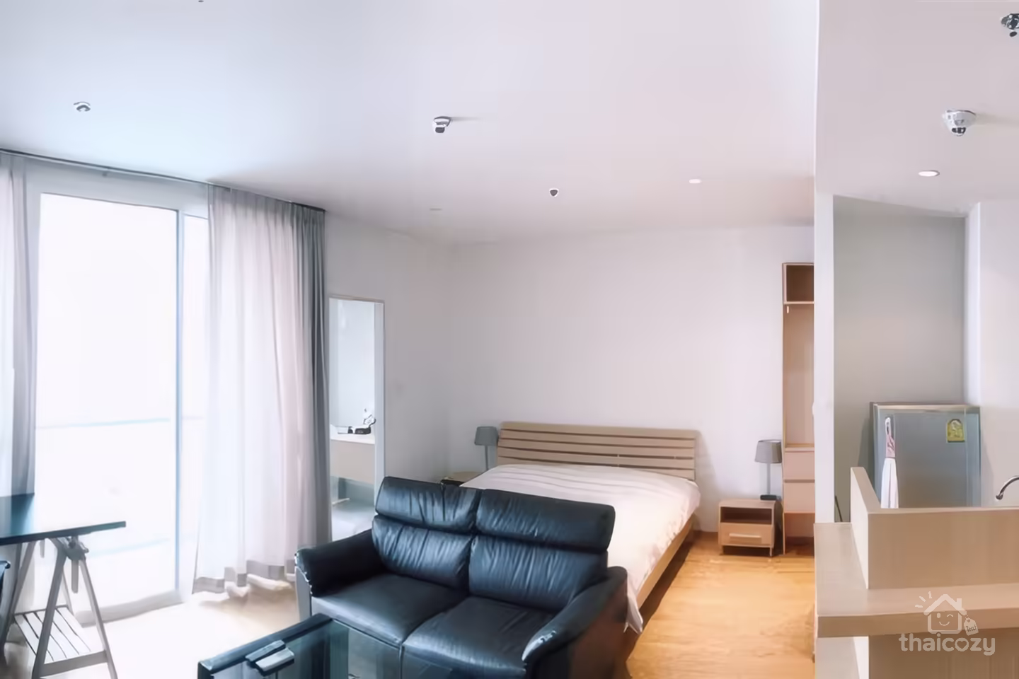 ให้เช่าคอนโด วิลล่า ราชเทวี ใกล้ BTS ราชเทวี – สตูดิโอ 40 ตร.ม. 25,000 บาท/เดือน photo 1