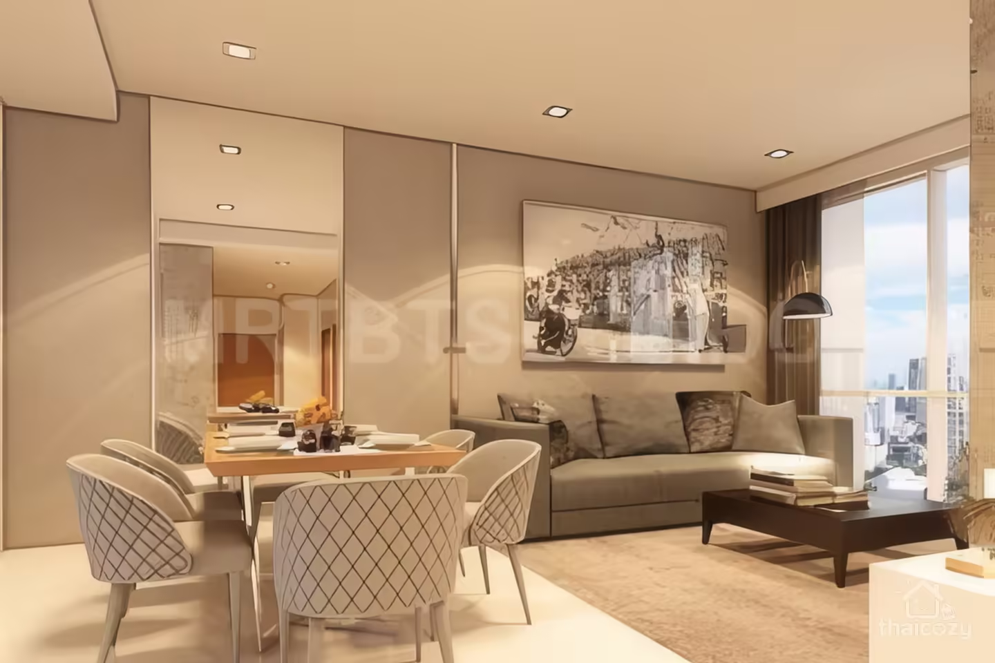 แอทธินี เรสซิเดนซ์ ให้เช่า – 2 ห้องนอน 95 ตร.ม. ใกล้ BTS ปล่องจิตร – 75,000 บาท/เดือน photo 2