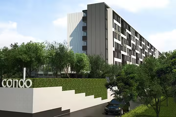 Condominium avec commodités et commerces de proximité
