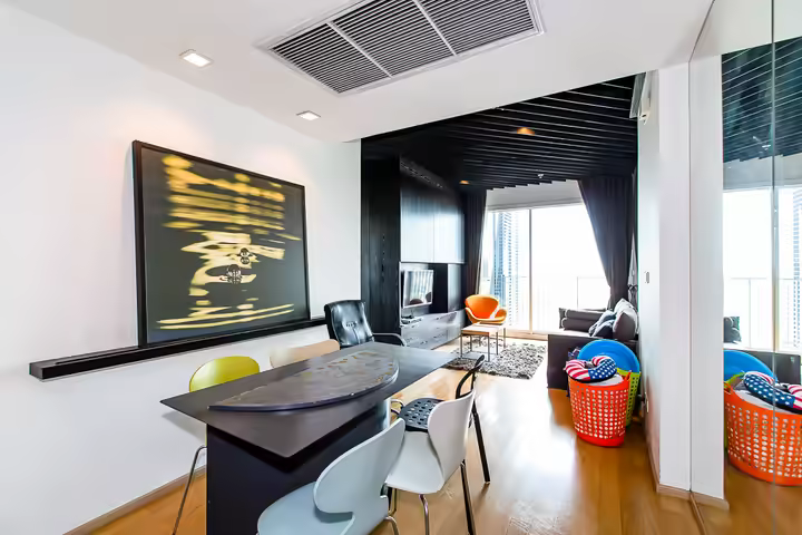 รีโนเวทใหม่ คอนโด 2 ห้องนอน ใกล้ BTS ทองหล่อ
