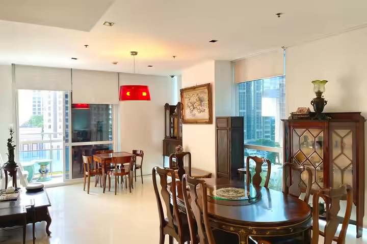 ให้เช่า Athenee Residence 2 ห้องนอน 130 ตร.ม. ไม่มีเฟอร์นิเจอร์