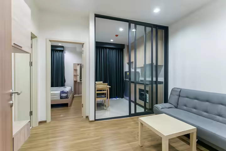 คอนโด 1 ห้องนอน Hasu Haus อ่อนนุช