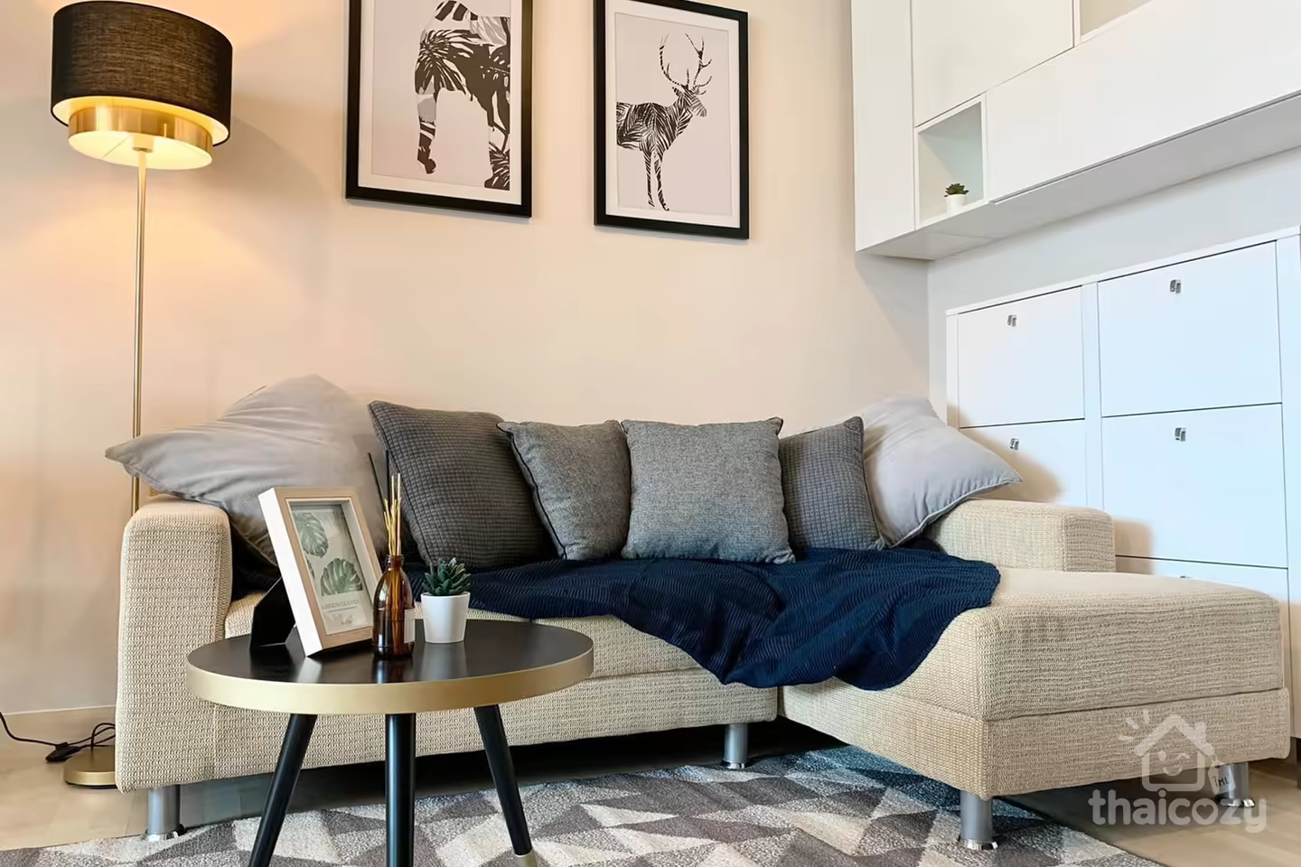 リズムラチャダ 1BR 46.86m2 庭付き photo 1