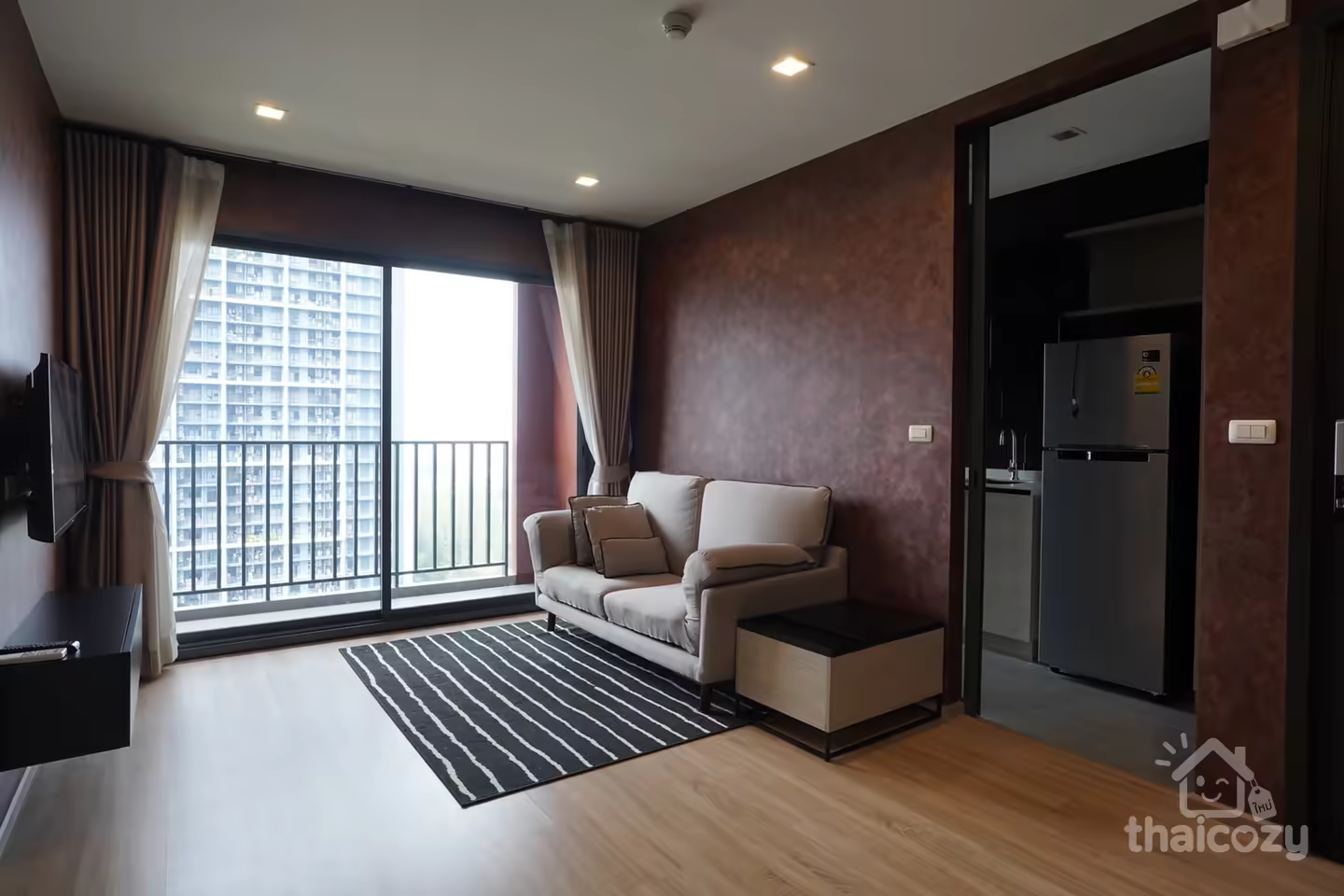 คอนโด The BASE Garden Rama 9 เนื้อที่ 53.5 ตร.ม. photo 1