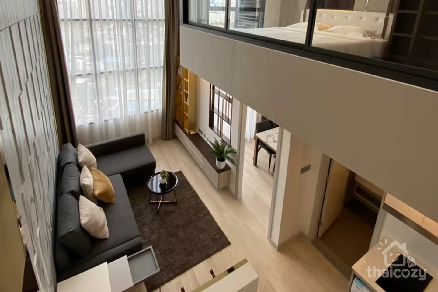 ให้เช่า Knightsbridge Prime Sathorn ดplex 1 ห้องนอน photo 1