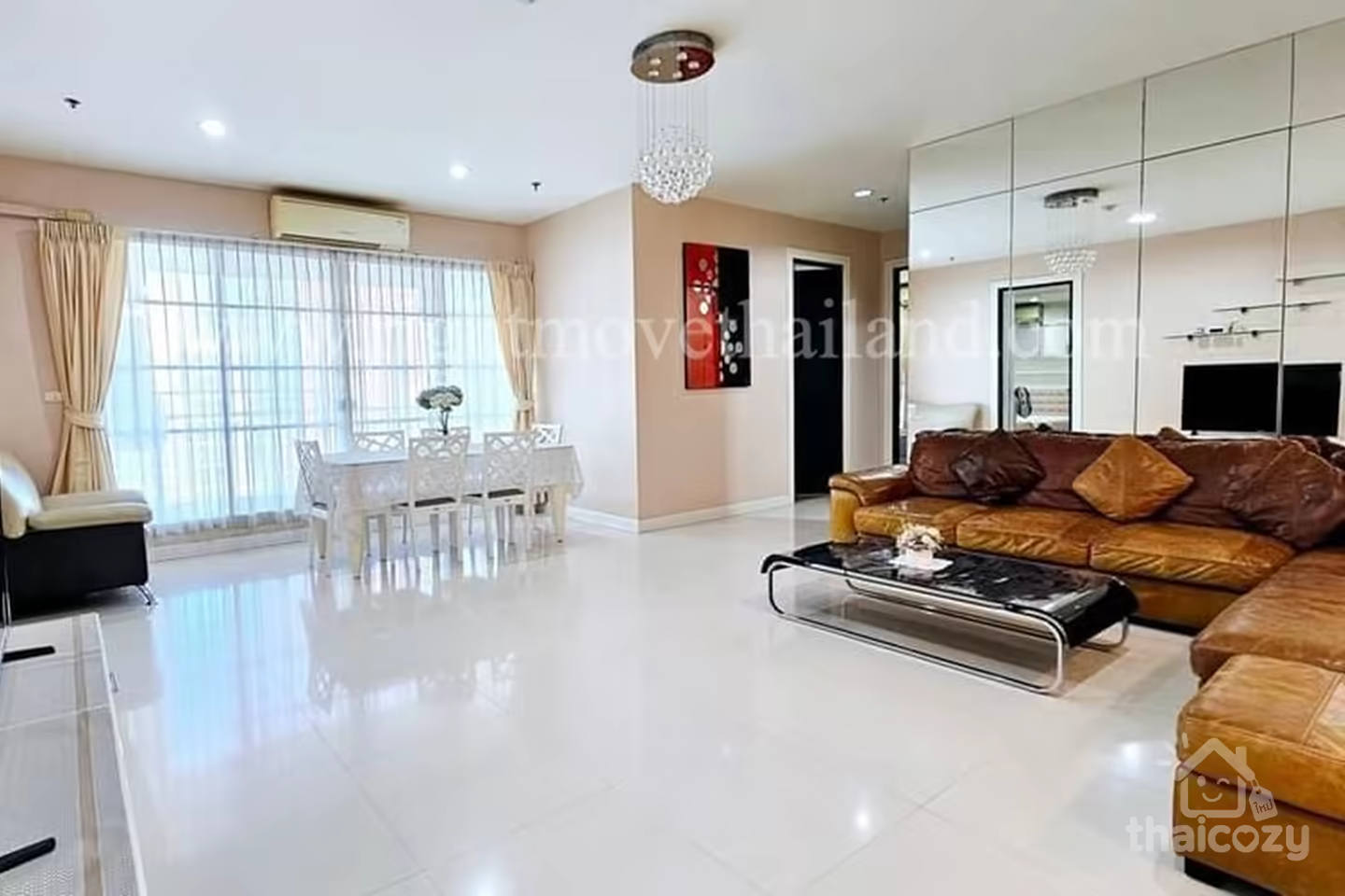 ให้เช่า Baan Klang Krung Siam- Pathumwan 3 ห้องนอน 115 ตร.ม. photo 1