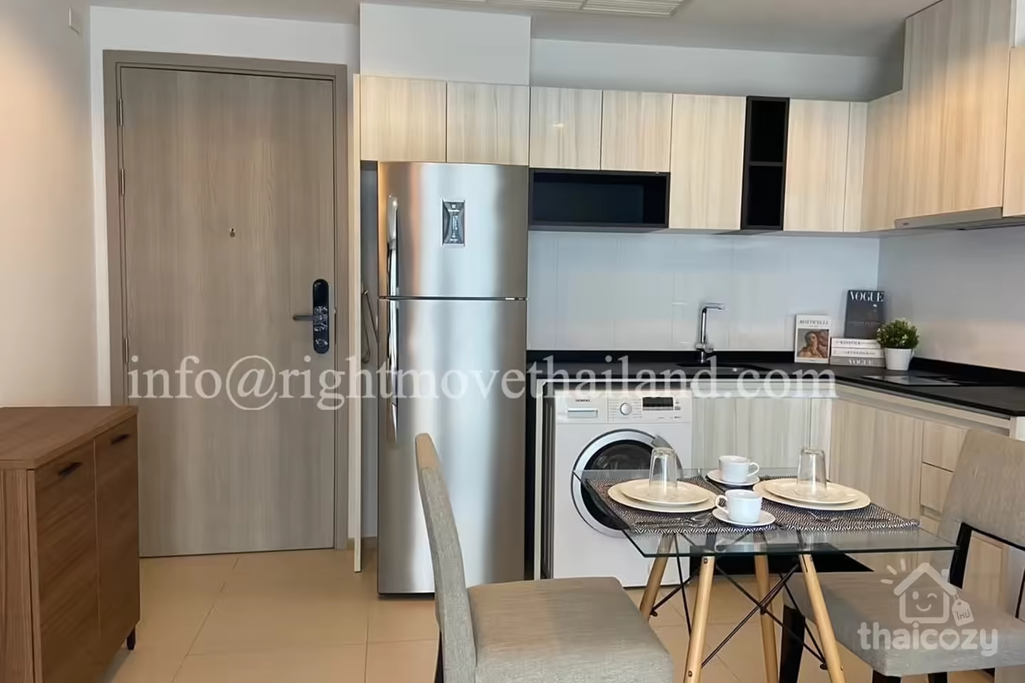 ให้เช่า HQ Thonglor 1 ห้องนอน 43 ตร.ม. photo 2
