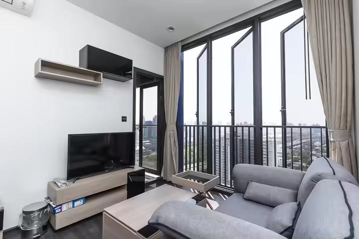 Astonishing city view on highest floor of The Line Asoke-Ratchada