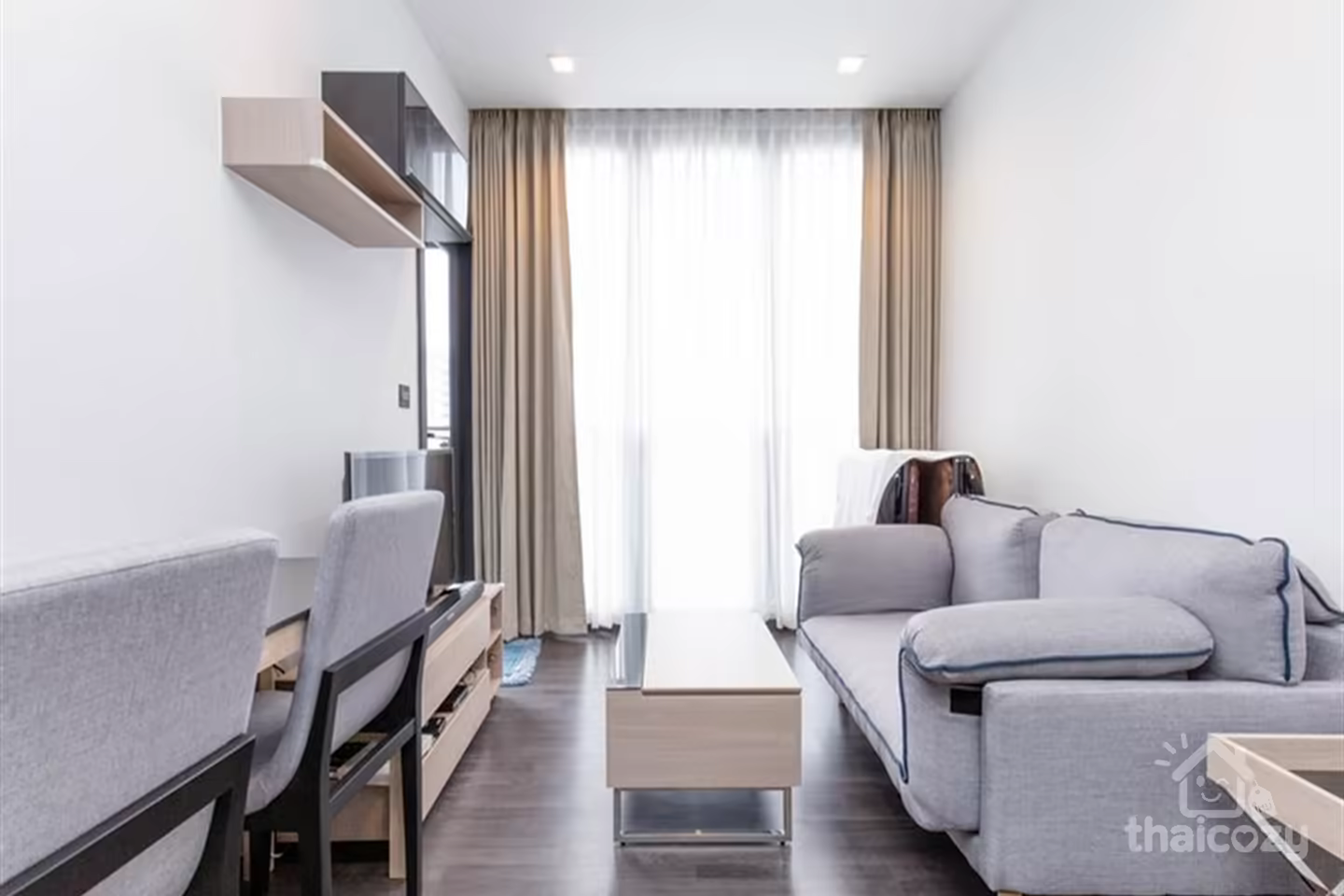 THE LINE ASOKE-RATCHADA, Decorated in modern style offering one bedroom for rent photo 1