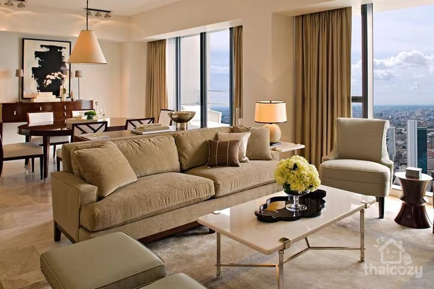 3 chambres à louer en étage élevé photo 1