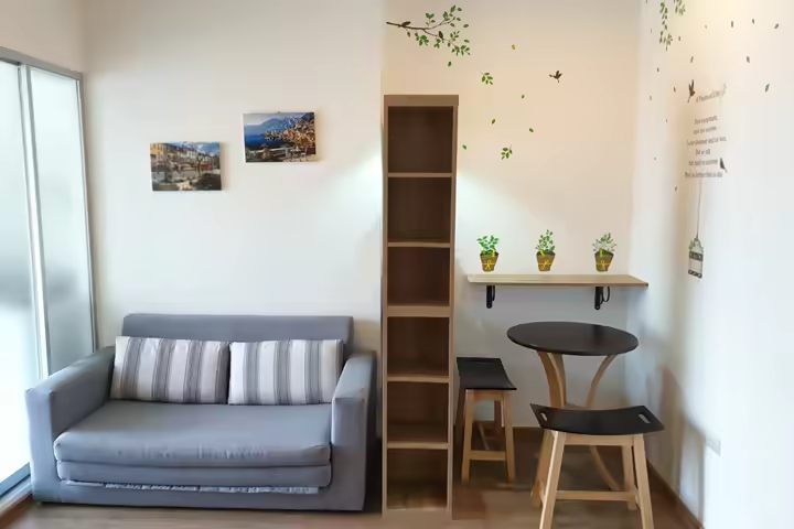 ห้องนอนเดียว 30 ตร.ม. ชั้น 24 ให้เช่า