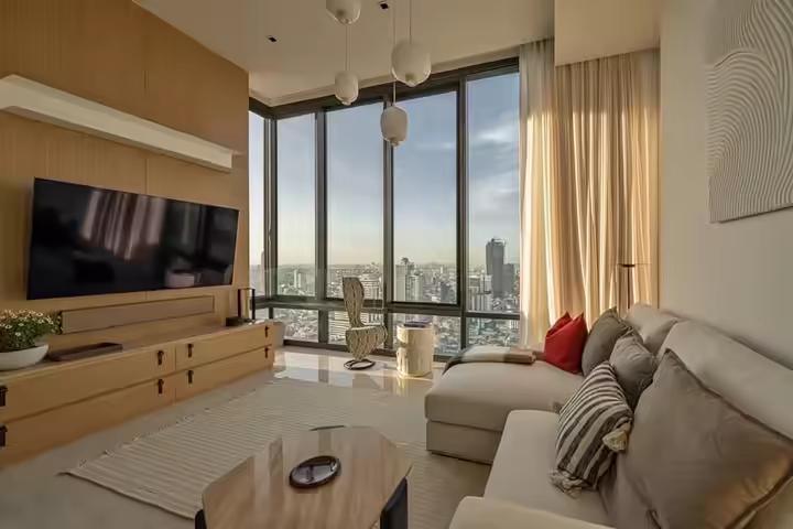 เช่า Ashton Silom 2 ห้องนอน วิวแม่น้ํา ชั้น 36
