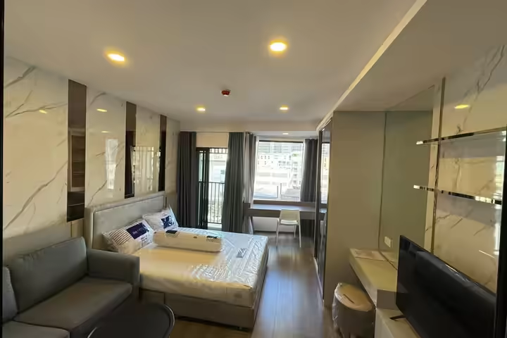 曼谷Soho Ratchada一居室公寓