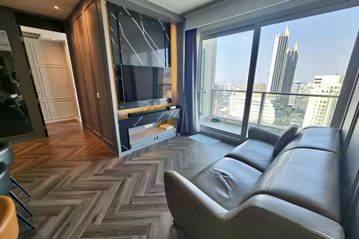 Appartement The River, étage 43, vue sur la rivière
