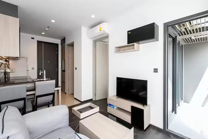 เดอะไลน์ อโศก-รัชดา ห้องสวย 1 ห้องนอน 35 ตร.ม.