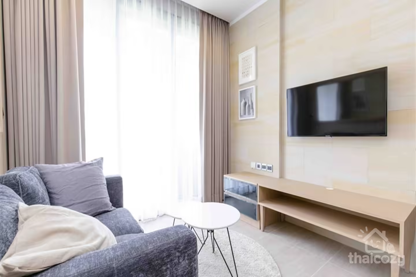 The partly Furnished unit with one bedroom and nice views of the city of the project photo 1