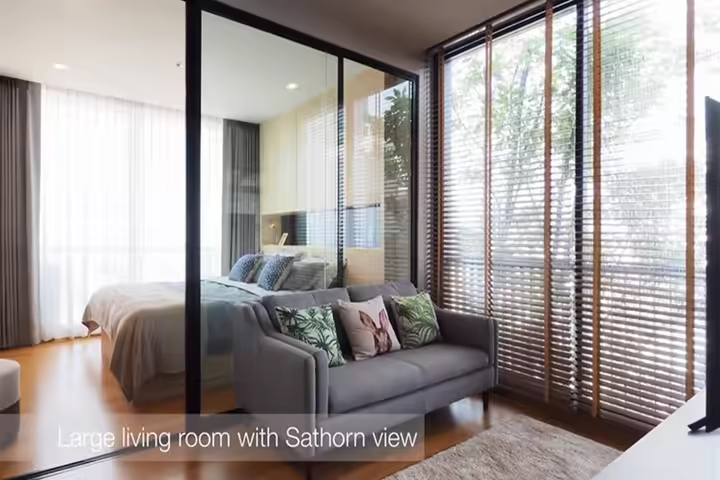 Condo near BTS Surasak and school