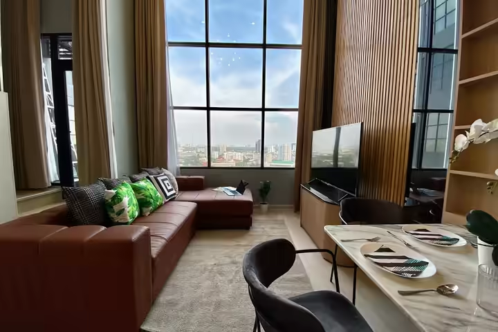 KnightsBridge Prime Sathorn, The duplex unit for sale situated in Sathorn area
