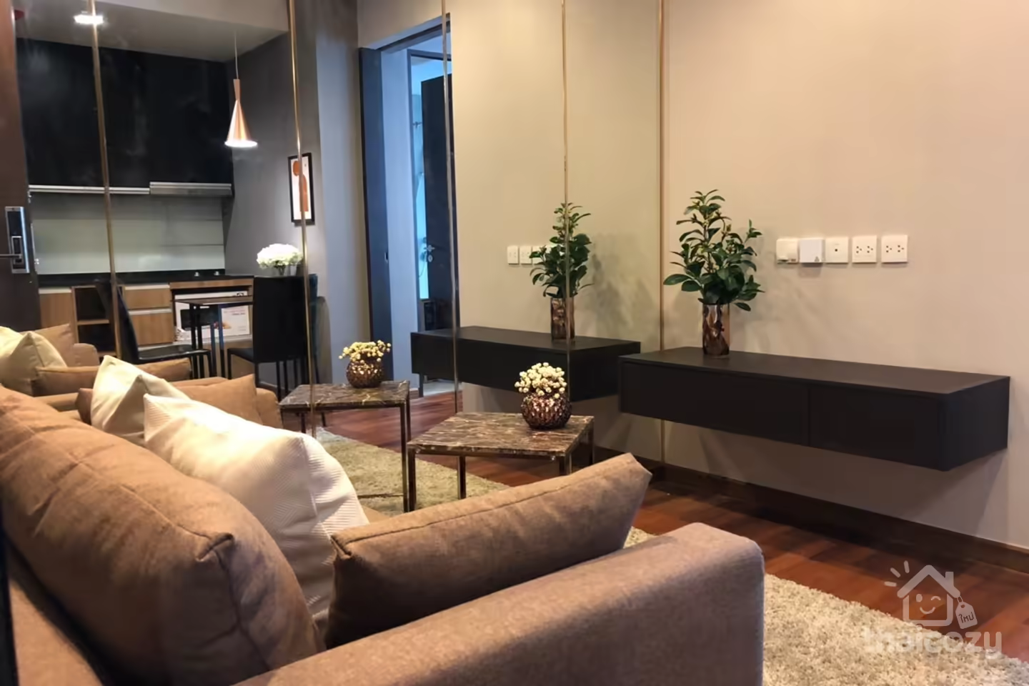 The 1 bedroom unit comes in size 27 Sq.m. in WISH Signature Midtown Siam photo 2