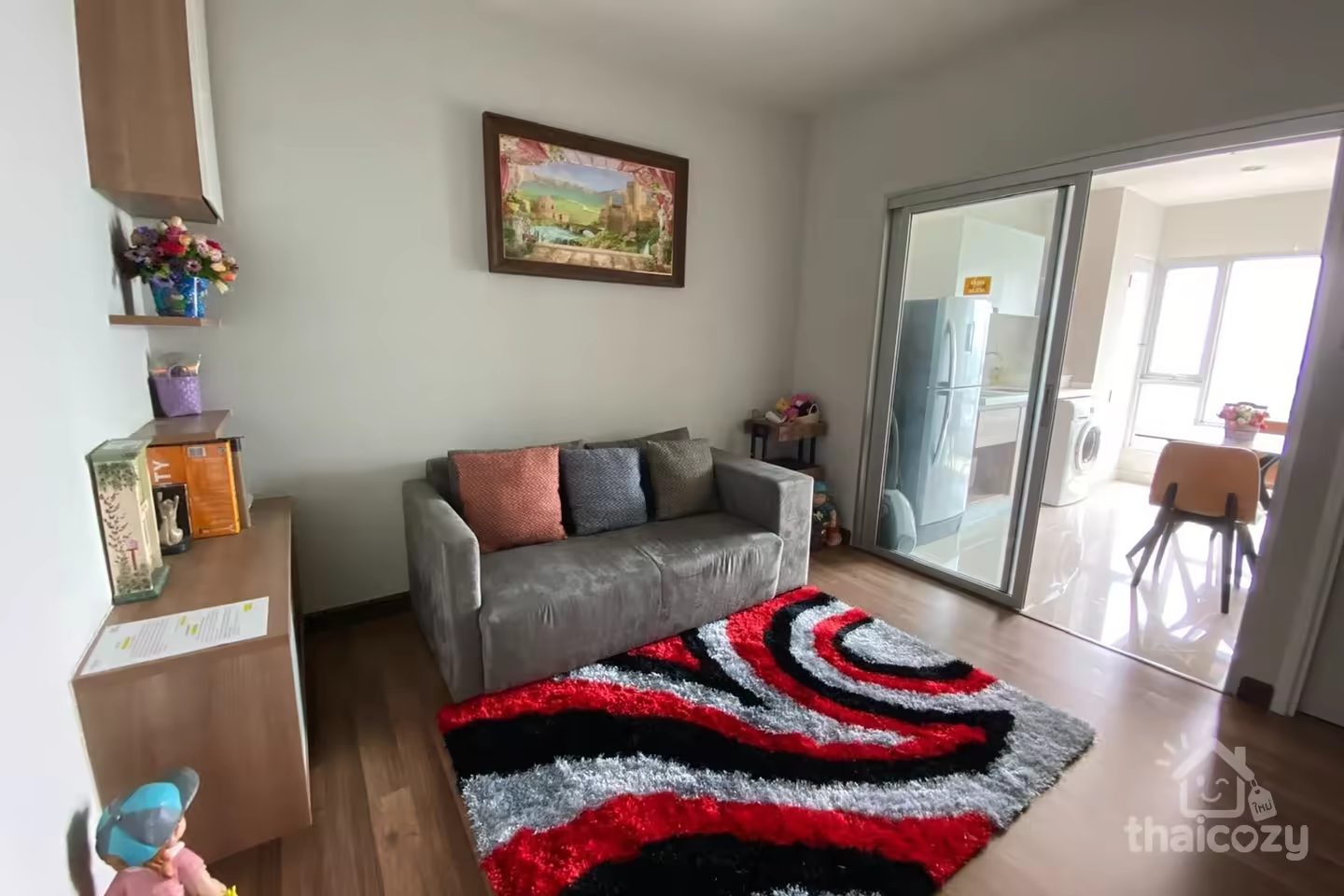Condo fully furnished, only 200 meters from MRT Yaek Tiwanon. photo 1