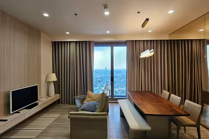 ให้เช่า 3 ห้องนอน Rhythm Charoenkrung Pavilion ชั้น 32