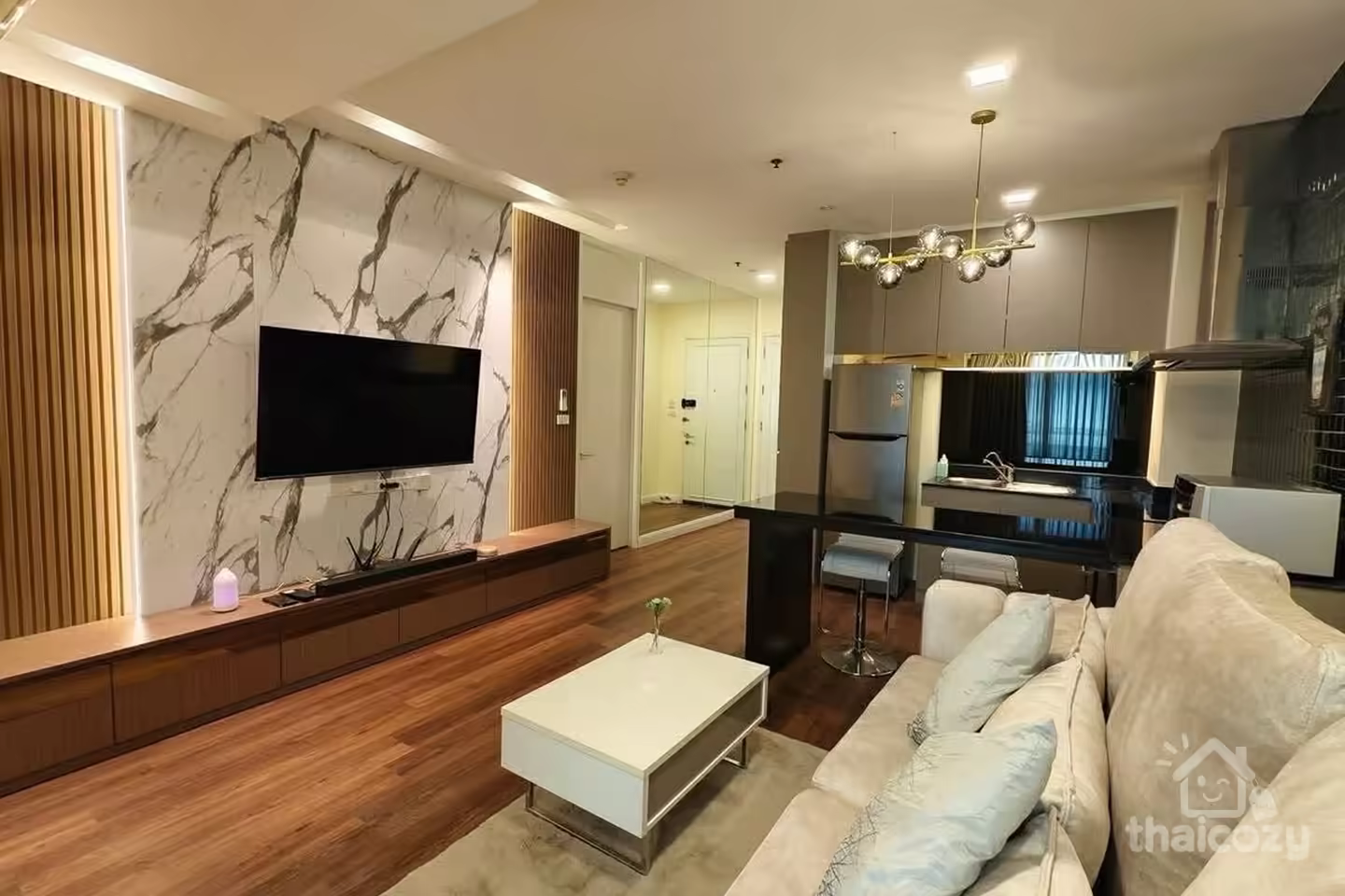 Аренда кондо Nusasiri Grand 2 спальни 80 м2 photo 1
