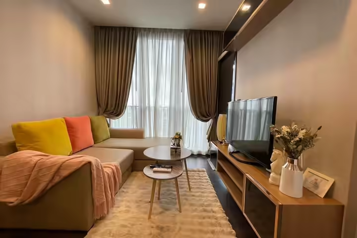 The Line Asoke-Ratchada, unité exclusive avec vue magnifique au 28e