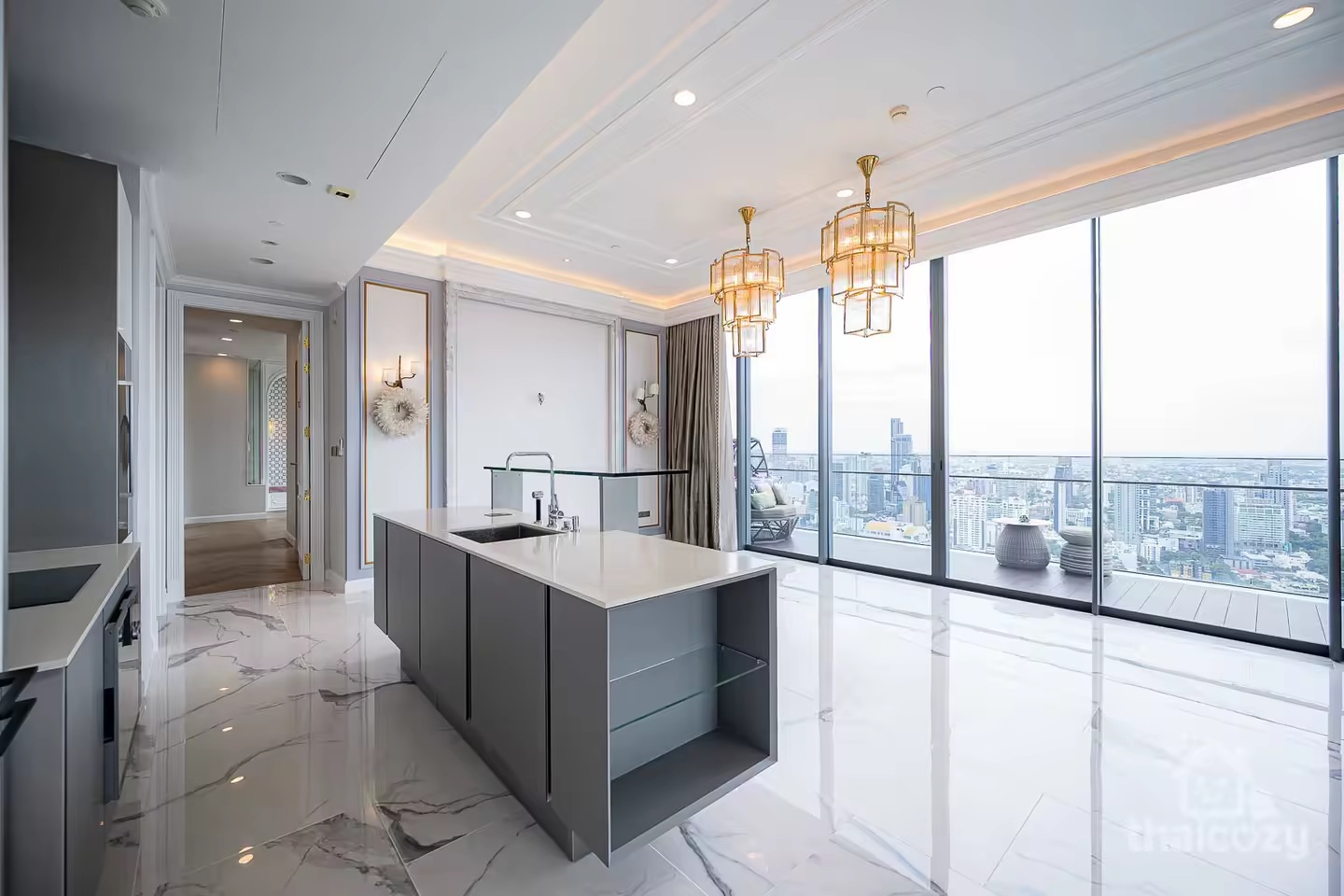 Marque Sukhumvit, condo de luxe près BTS Phromphong, ascenseur privé photo 2