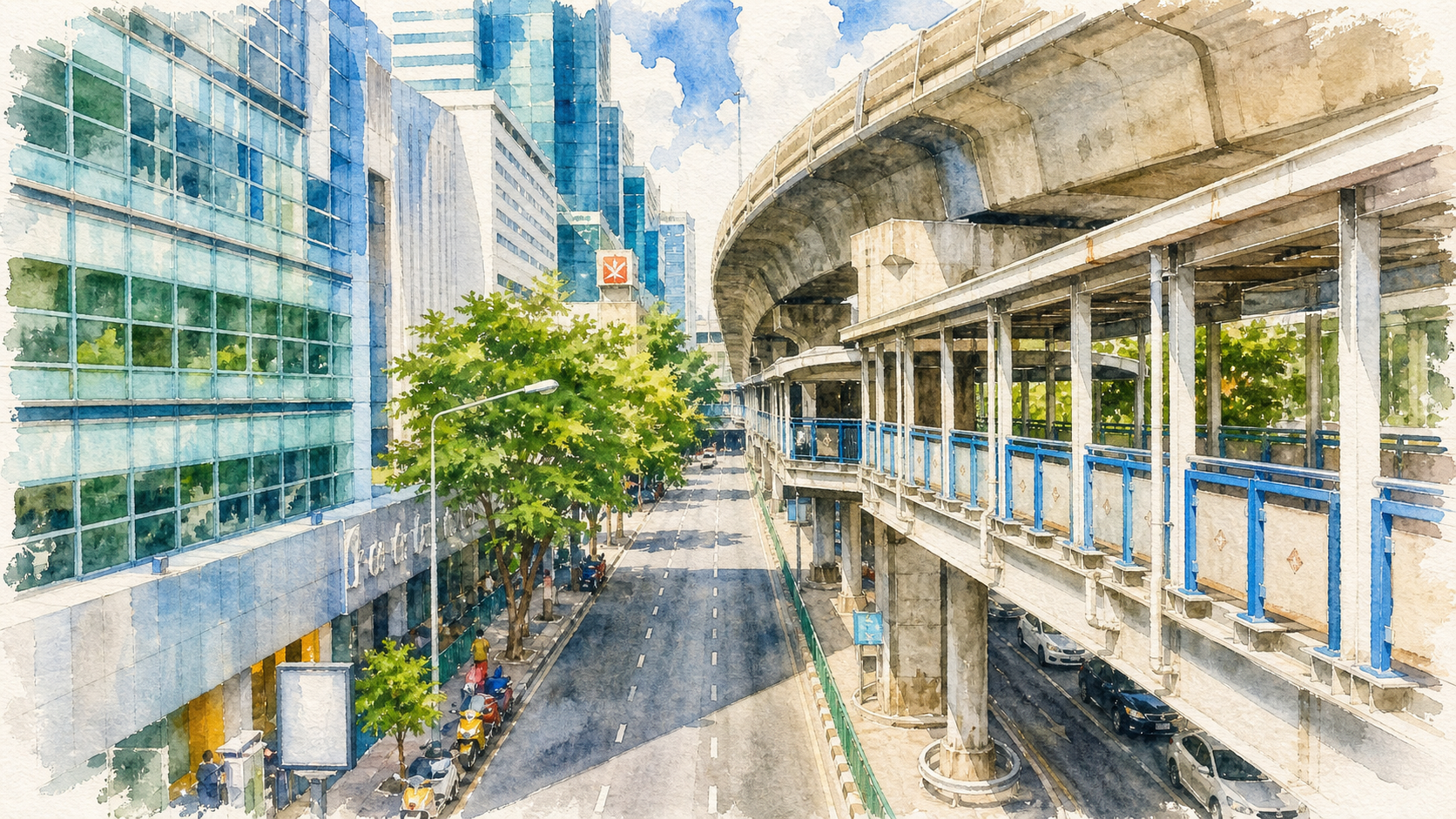 BTS Phaya Thai station in Bangkok