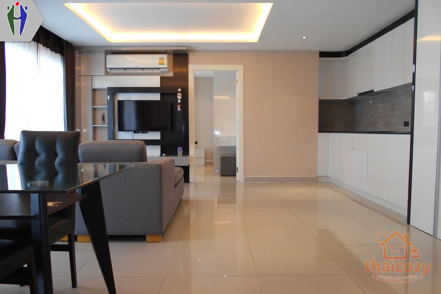 คอนโด 2 ห้องนอนให้เช่า 76 ตร.ม. ใต้พัทยา - 19,000 บาท/เดือน photo 1